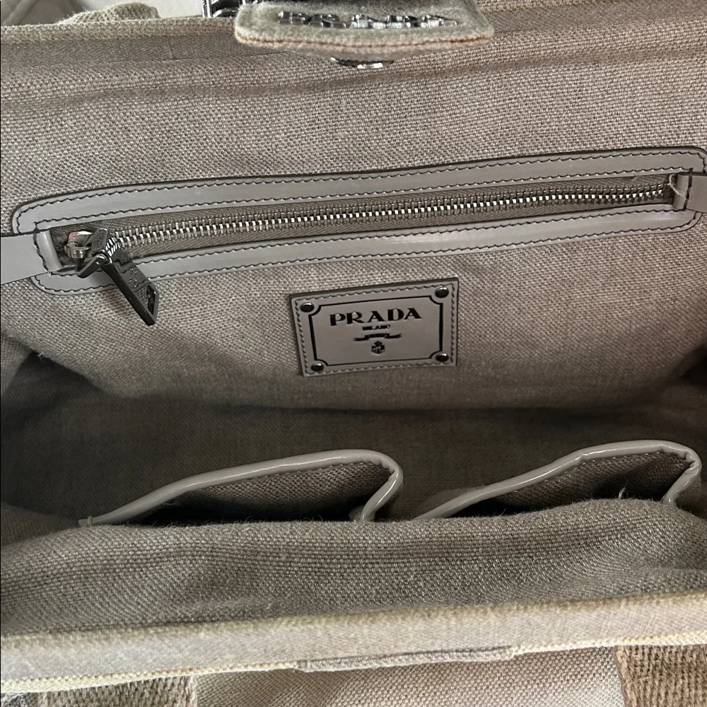 PRADA Mistolino Canvas Bag with Strap - Picture 15 of 16